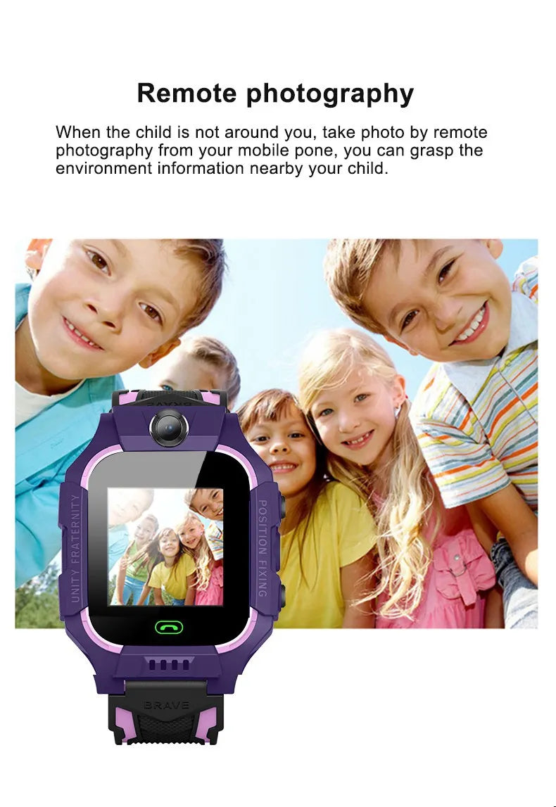 Kids Smart Watch with GPS Tracker & Waterproof Design