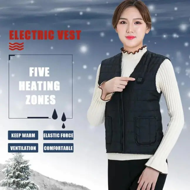 Premium 16-Zone Heated Jacket – Smart Warming Vest for Men & Women