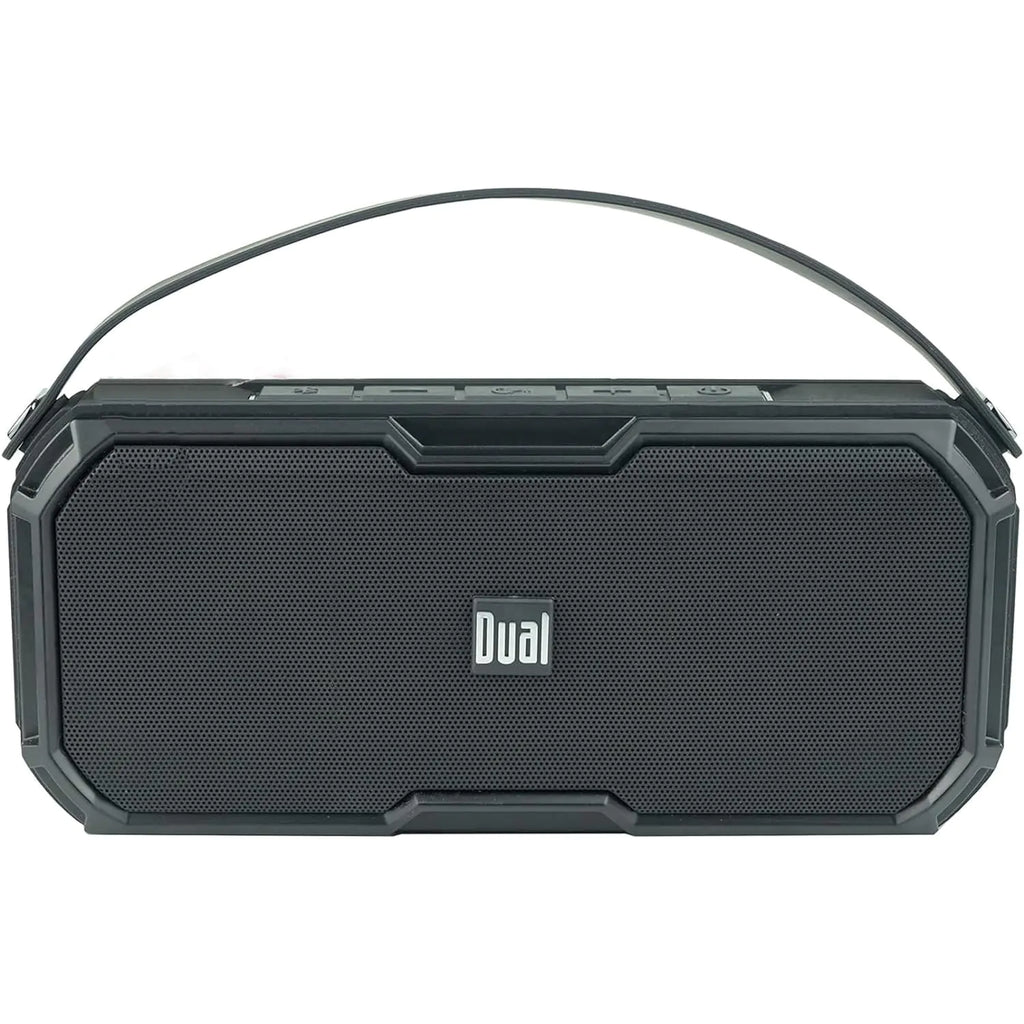 Dual Electronics LUBTWS6 Wireless Portable Bluetooth Speaker TruWireless Bluetooth Stereo Waterproof & Dustproof IP67 360 Degree Rich Dynamic Sound 100ft Wireless Range 15 Hour Playtime