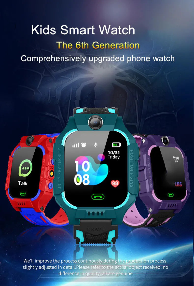Kids Smart Watch with GPS Tracker & Waterproof Design