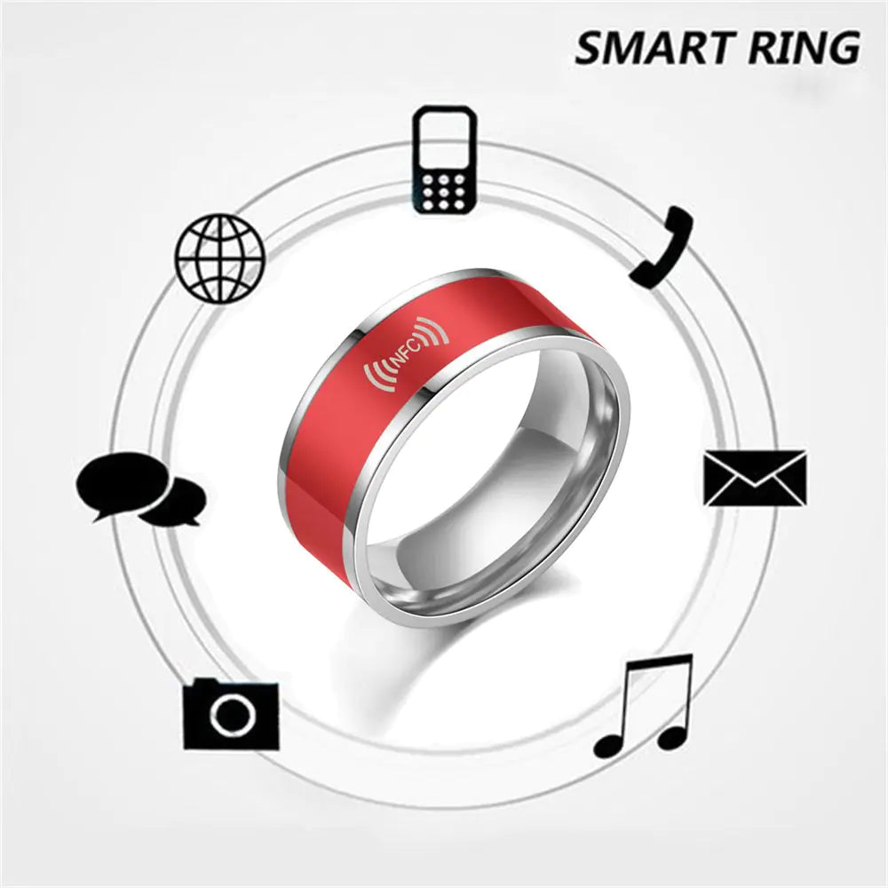 NFC Wearable Smart Ring for Mobile Phone Labeling