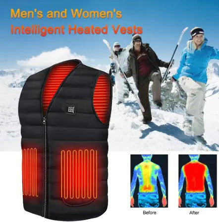 Premium 16-Zone Heated Jacket – Smart Warming Vest for Men & Women