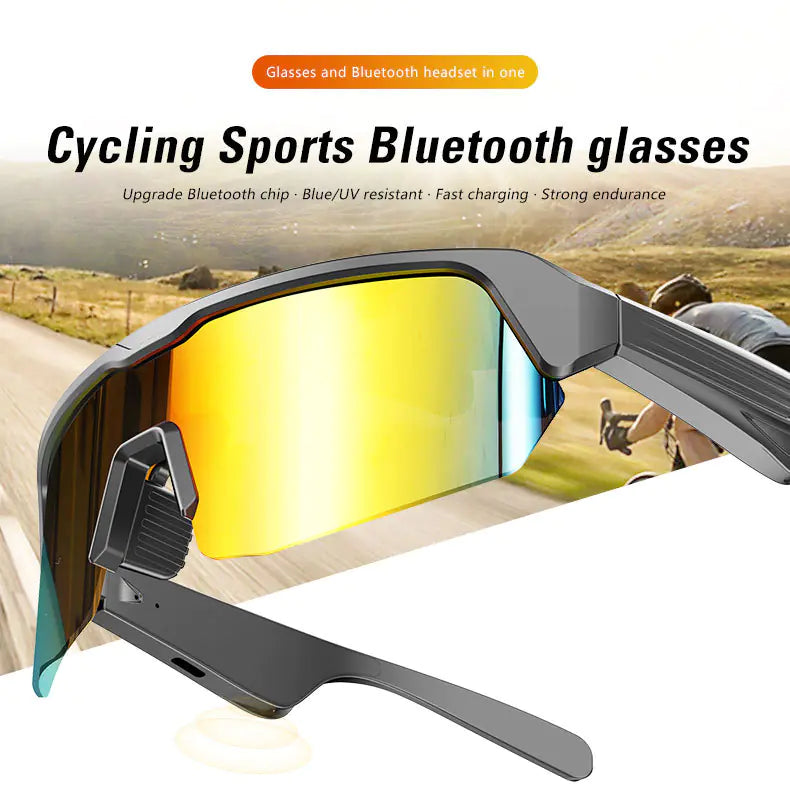 Premium Bluetooth Smart Cycling Glasses – Audio Sunglasses with Headset