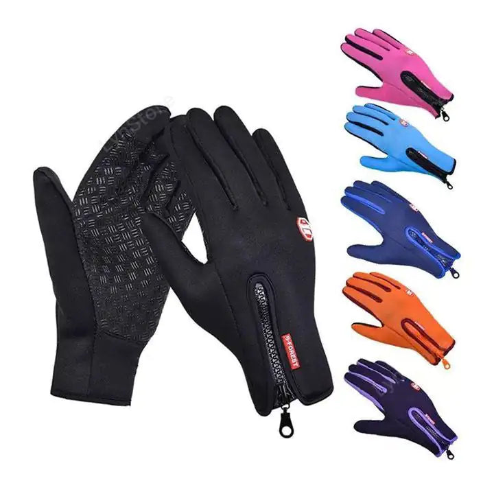 Premium Thermal Winter Gloves – Touch Screen Waterproof with Fleece