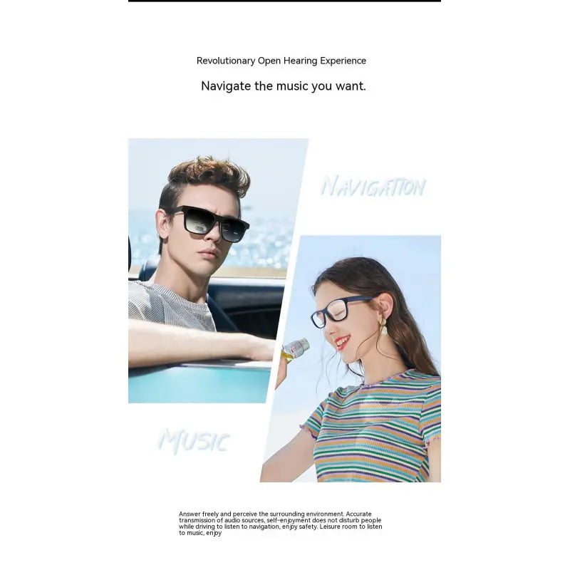 Premium Smart Bluetooth Sunglasses – Wireless Audio Headset Glasses