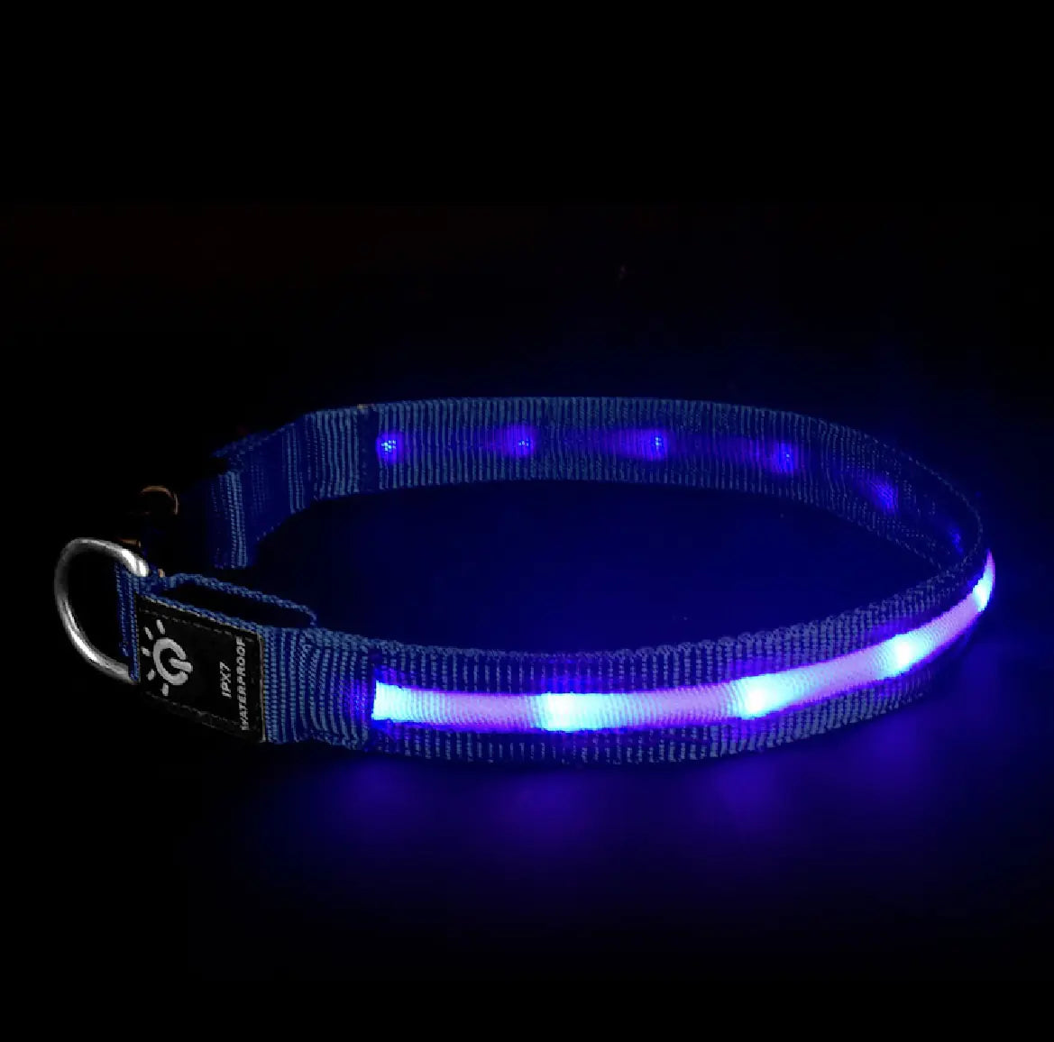 LED Waterproof Night Pet Collar with Lighting