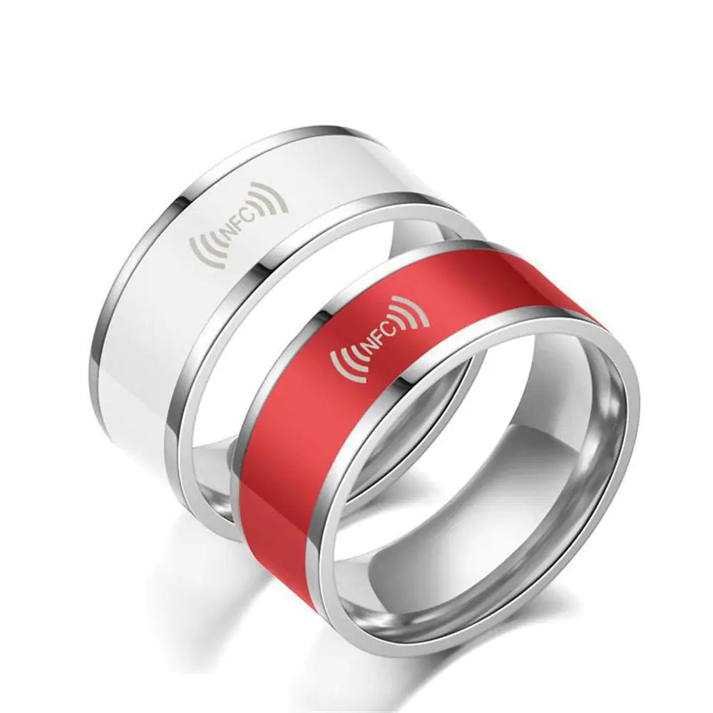 NFC Wearable Smart Ring for Mobile Phone Labeling
