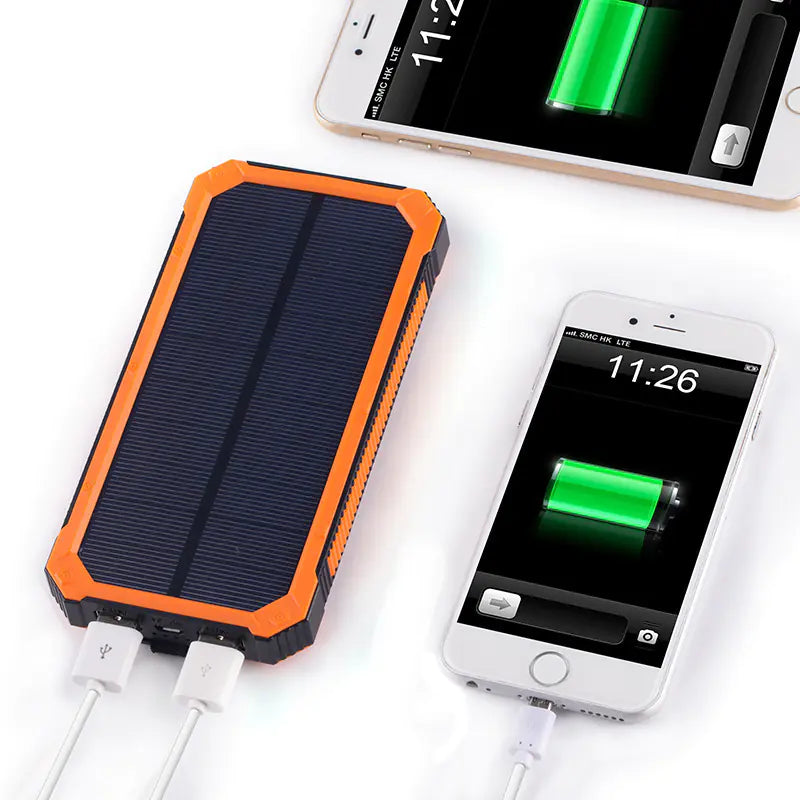 20000mAh Solar Power Bank - Multi-Function Portable Charger
