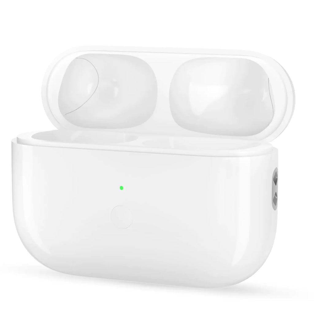 Replacement Charging Case for Air Pods Pro 1st 2nd Charging Case Wireless Charging Case for AirPod Pro Charging Case Support for Bluetooth Sync Button Low Power Air Pod Charging Case with Tips Voice